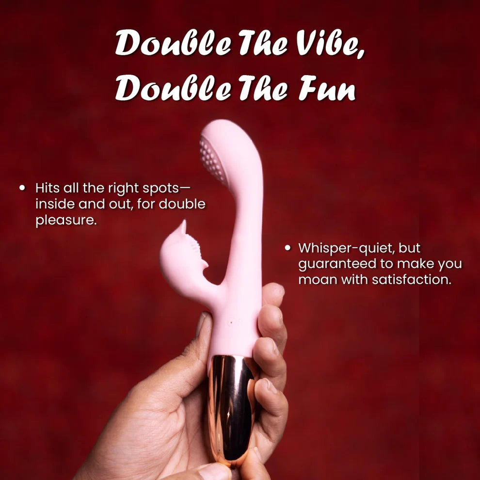Crave  Rabbit Massager for Women | Rechargeable Personal Massager   Ecstasia