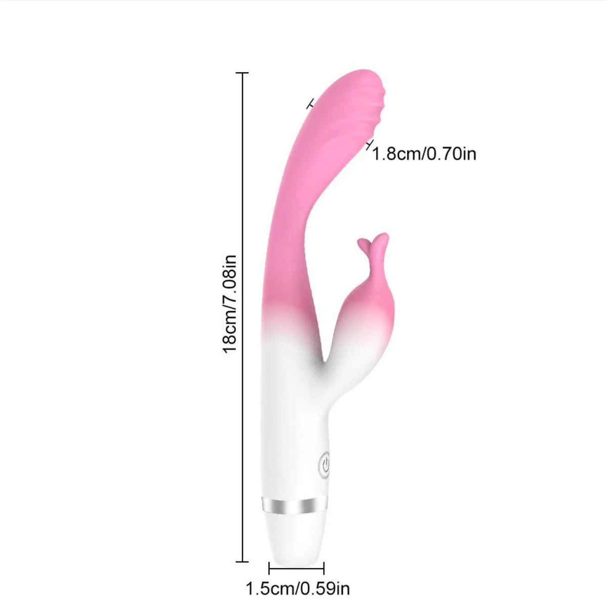 dual-vibration silicone massager