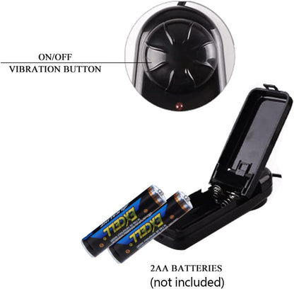 Solid Strap-On Vibrating Dildo