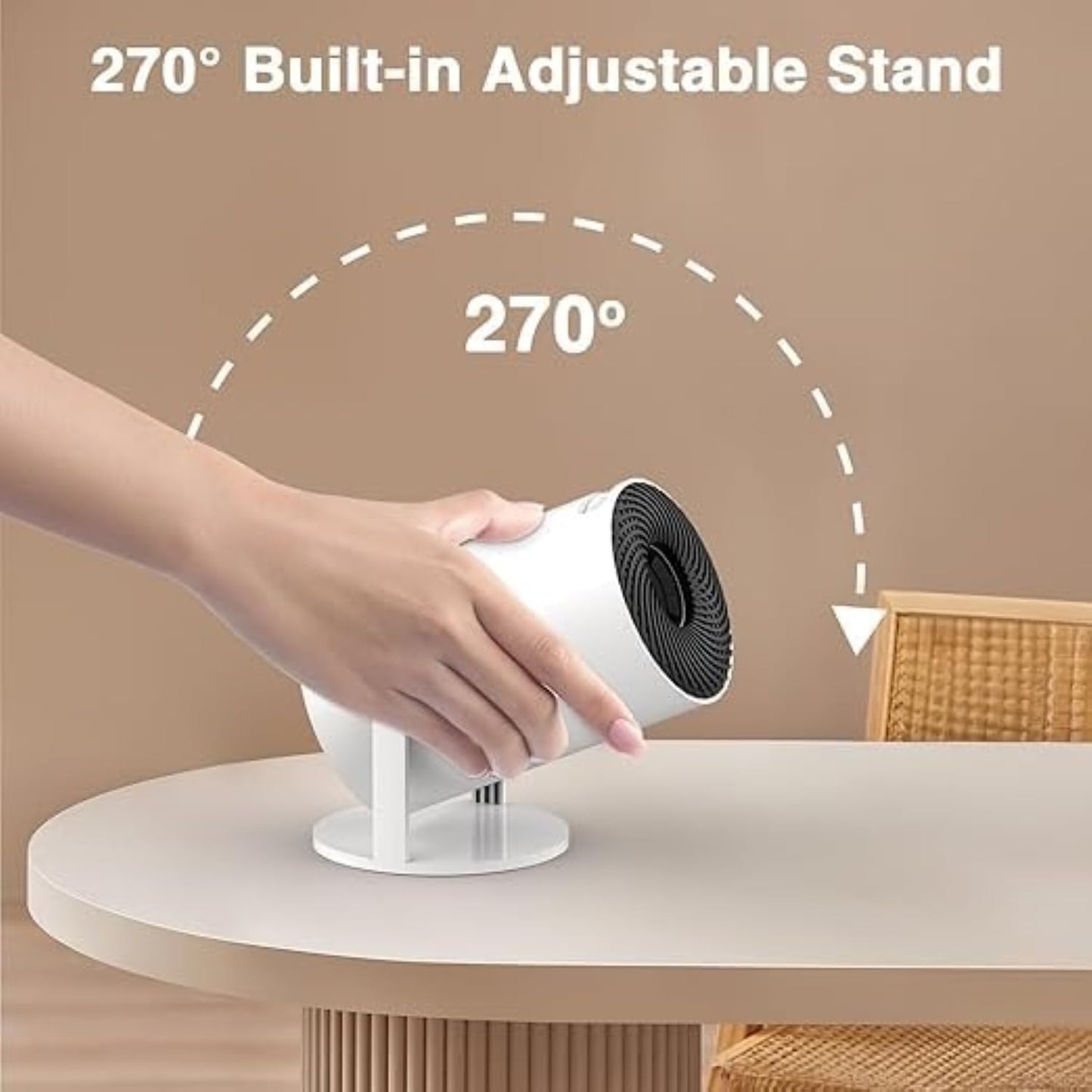 Portable Mini Projector, 4K 1080P Full HD Projector, Support Video Projector, WiFi 5G BT 5.0, Cinema Projector 180° Can Be Rotated, Android 11, Compatible with TV Stick for Adult's, Home Cinema, Compatible with Smartphone/Laptop/PS4/Firestick S1