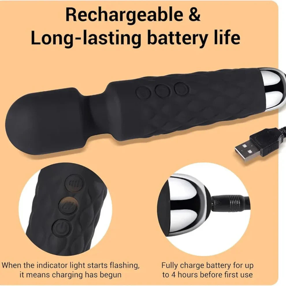 Rechargeable Personal Wand Full Body Massager