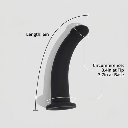 FlexiCurve Silicone Dildo