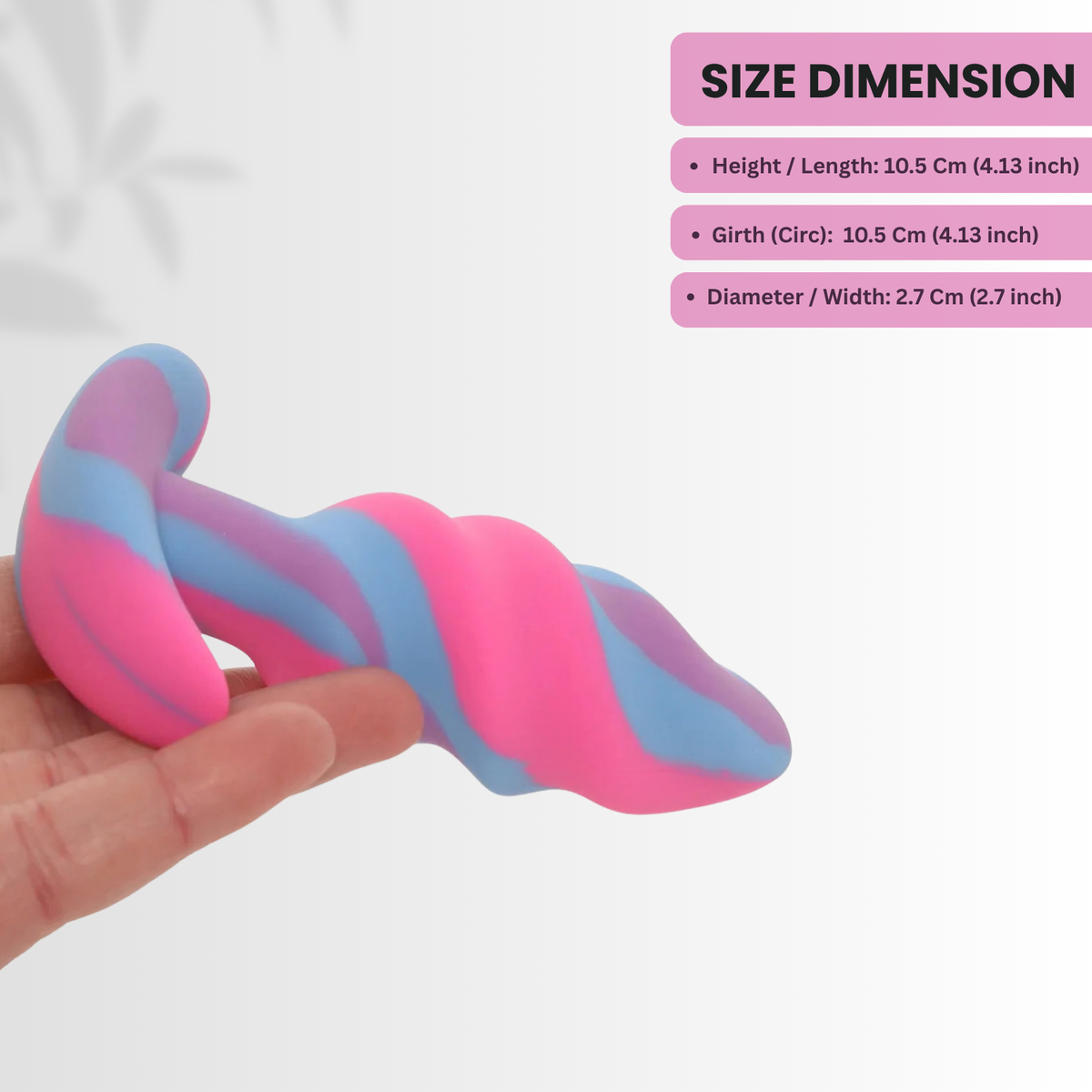 Unicorn Swirl Silicone Plug