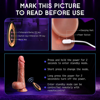 Remote Control Dildo Vibrator